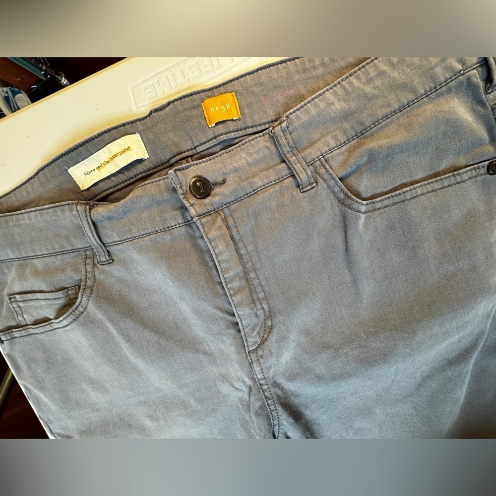 Pilcro & the Letterpress Gray Skinny Jeans Size 32 Ankle Zip Anthropologie